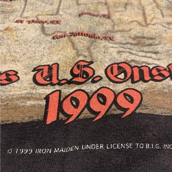 Vintage Iron Maiden - The Trooper 1999 Tourshirt - Picture 4 of 5